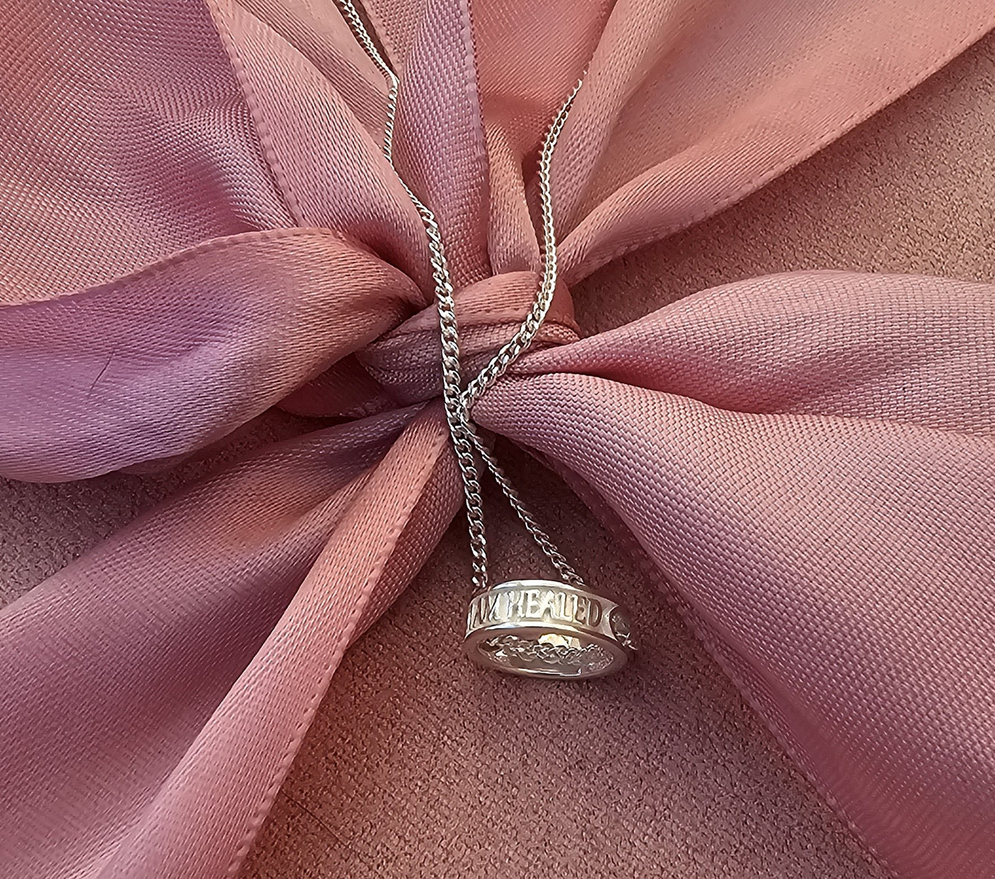 Silver pendant and chain